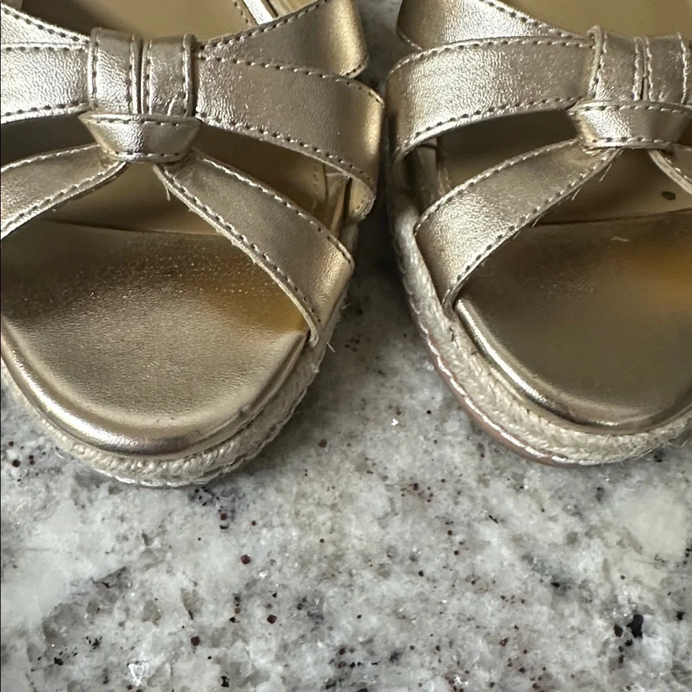 J. Crew chic metallic
